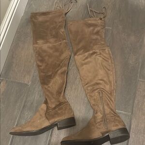 Brown Over-the-Knee Boots